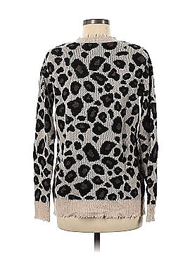 Aqua Cashmere Pullover Sweater (view 2)