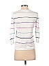 1901 100% Cotton Stripes White Long Sleeve T-Shirt Size S - photo 2