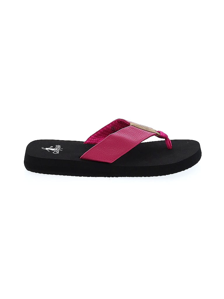 Corkys Solid Pink Flip Flops Size 8 - 37% off | thredUP