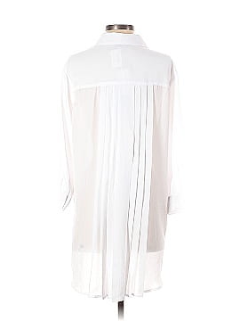 Joan Vass Long Sleeve Blouse (view 2)