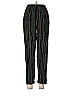 Brandy Melville 100% Viscose Stripes Black Casual Pants One Size - photo 1