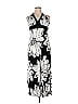 En Focus Studio Color Block Floral Black Casual Dress Size 14 - photo 1