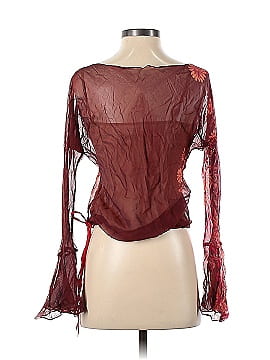 Tracy Reese Long Sleeve Silk Top (view 2)