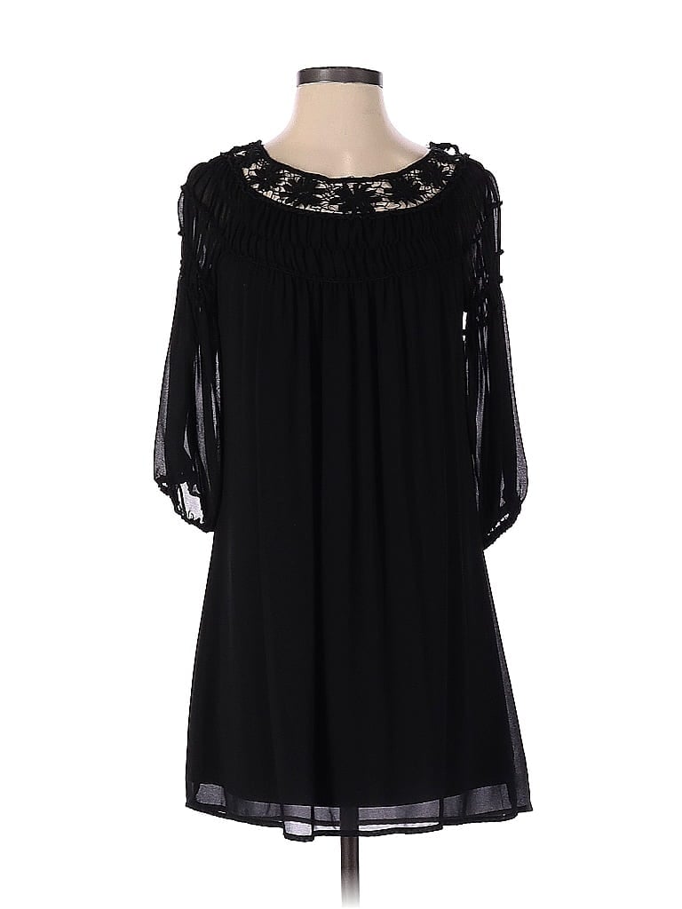 Want and Need 100% Polyester Black Casual Dress Size S - photo 1