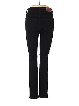 Madewell 9" Mid-Rise Skinny Jeans in ISKO Stay Black&trade; (view 2)