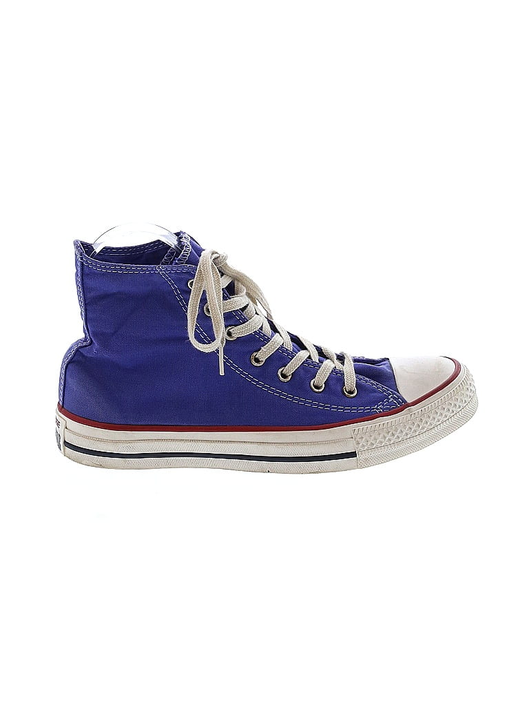 Converse Color Block Purple Sneakers Size 4 1/2 - photo 1