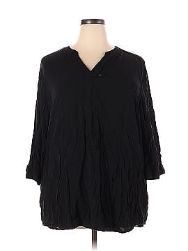Woman Within Short Sleeve Blouse (view 1)