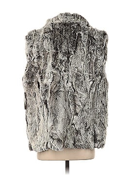 Adrienne Landau Rabbit Fur Vest (view 2)