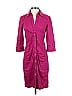 Express Design Studio Solid Pink Casual Dress Size 6 - photo 1