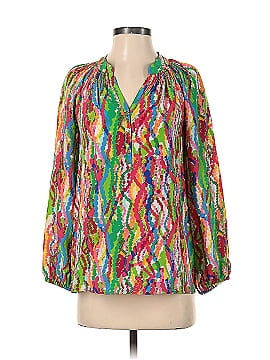 Lilly Pulitzer Long Sleeve Silk Top (view 1)