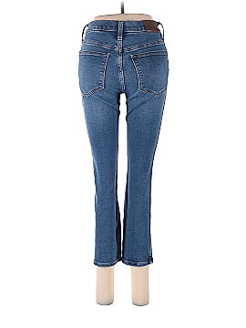 Madewell Petite High-Rise Slim Straight Jeans in Glynn Wash (view 2)