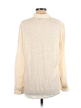 Vince. Long Sleeve Silk Top (view 2)