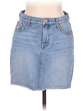 7 For All Mankind Denim Skirt (view 1)