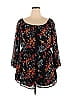 Forever 21 100% Polyester Black Romper Size 2X - photo 1