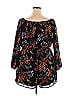 Forever 21 100% Polyester Black Romper Size 2X - photo 2