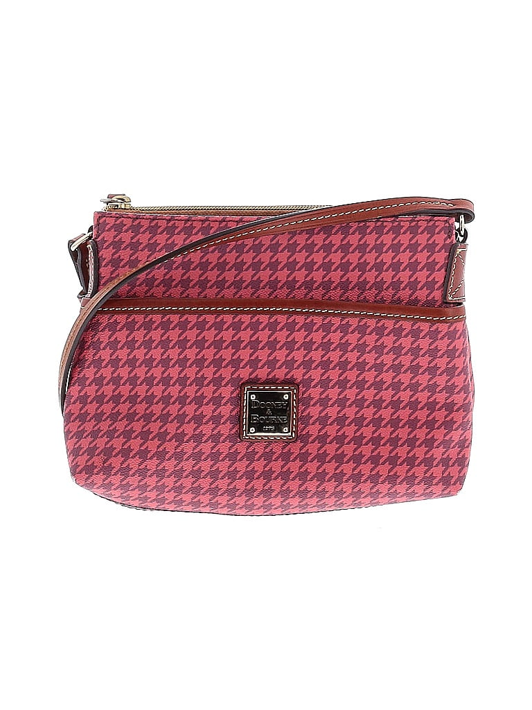 Dooney & Bourke 100% Leather Burgundy Leather Crossbody Bag One Size - photo 1