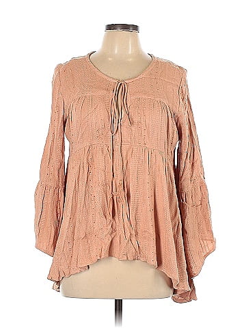 En Creme Long Sleeve Blouse (view 1)
