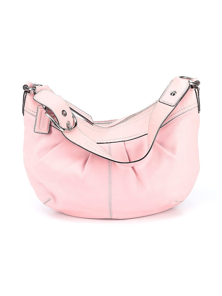 Coach Factory 100% Leather Pink Leather Hobo One Size - photo 1