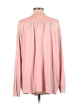 Joan Vass Silk Pullover Sweater (view 2)