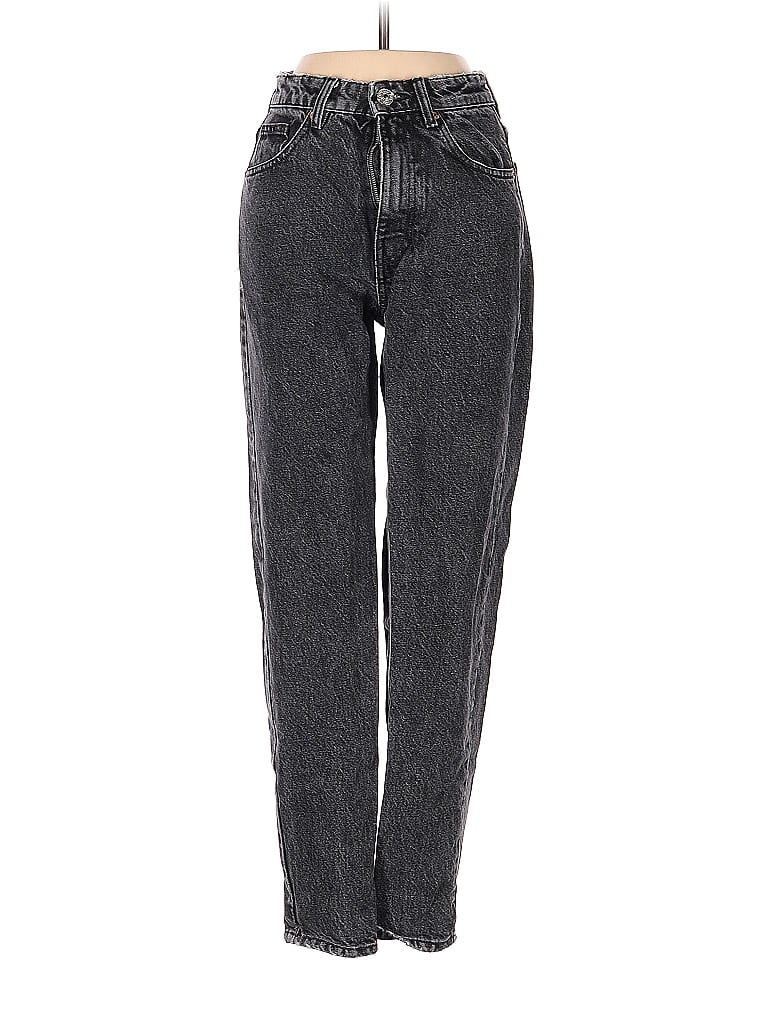 Zara 100 Cotton Black Gray Jeans Size 0 46 off thredUP