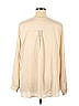 LOGO by Lori Goldstein 100% Polyester Tan Long Sleeve Blouse Size XL - photo 2
