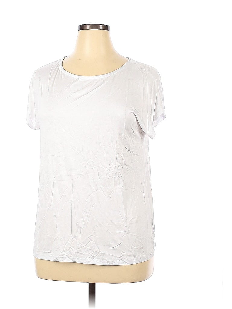 Pre-owned Tahari Active T-shirt In Silver