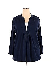 Woman Within Long Sleeve Blouse