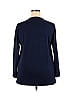 Woman Within Blue Long Sleeve Blouse Size 18 (L) (Plus) - photo 2