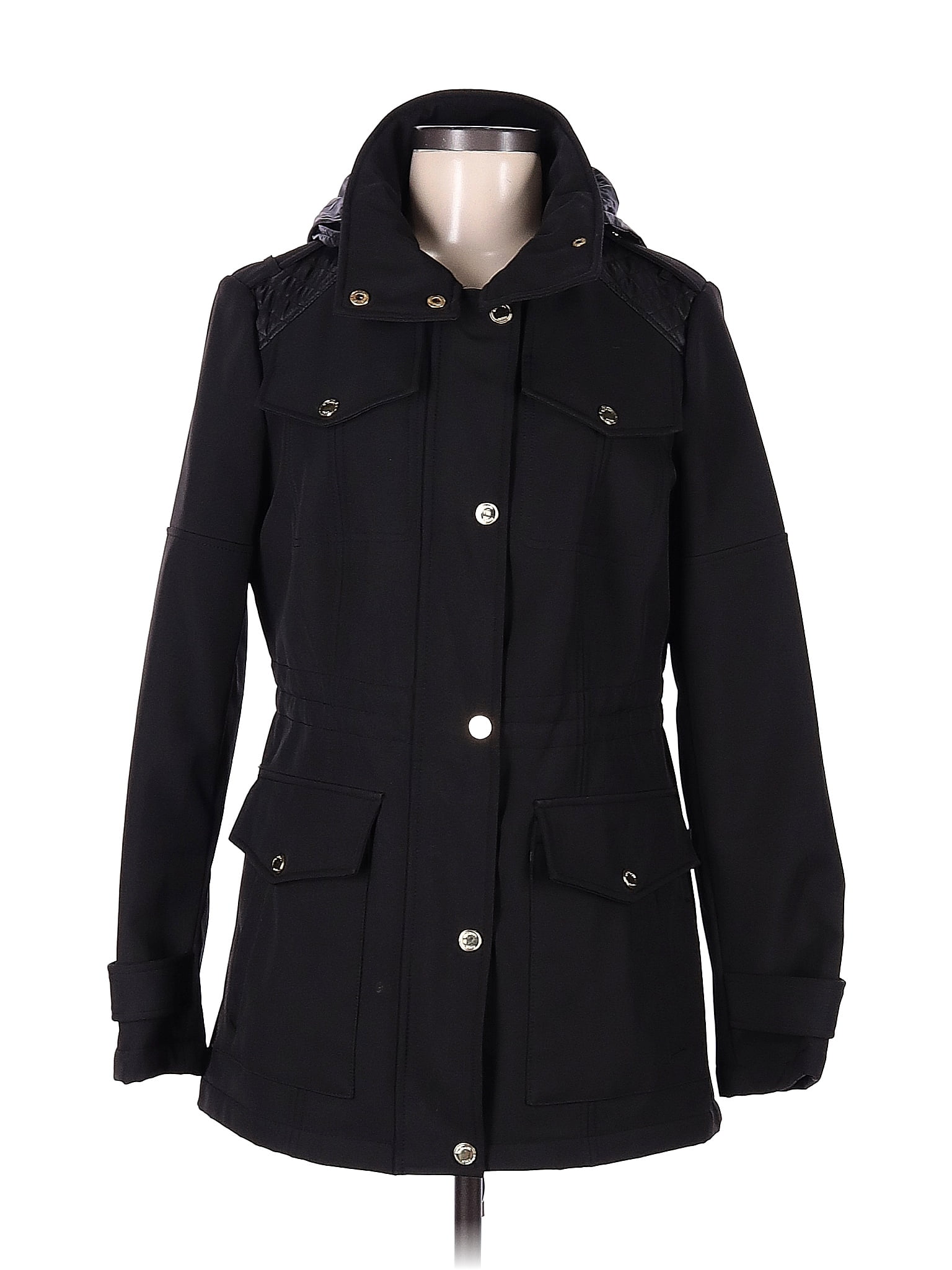 MICHAEL Michael Kors Black Coat Size M 79 off thredUP