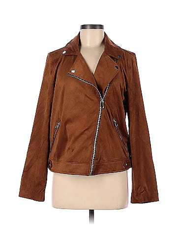 Loft faux sales leather jacket