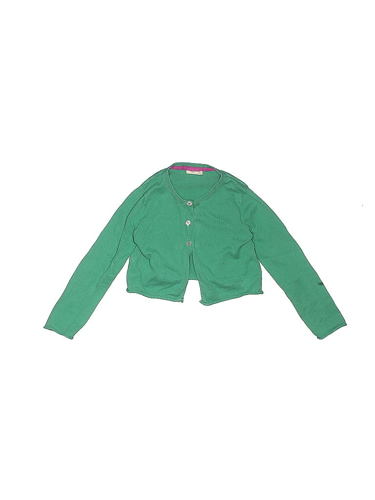 Mini Boden 100% Cotton Green Cardigan Size 5 - photo 1