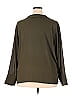 ELOQUII 100% Polyester Green Long Sleeve Blouse Size 20 (Plus) - photo 2