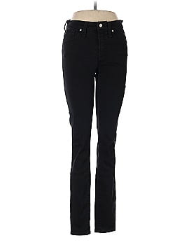 Madewell Taller 9" Mid-Rise Skinny Jeans in Lunar Wash: TENCEL&trade; Denim Edition (view 1)