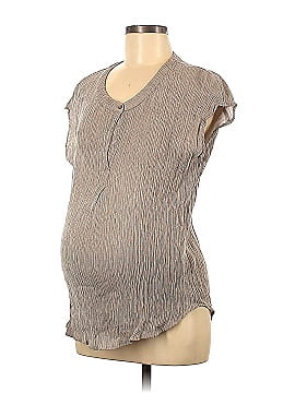 Mother's Work Maternity Short Sleeve Blouse (view 1)