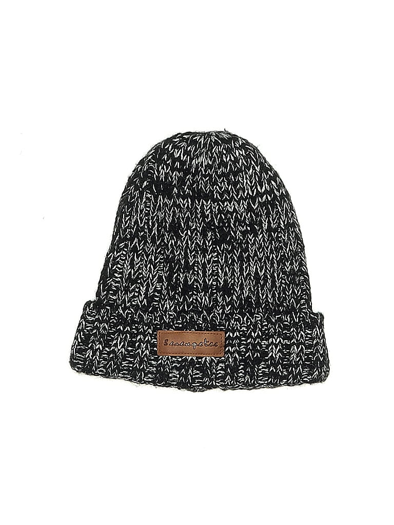 Pre-owned Assorted Brands Beanie Hat In Black
