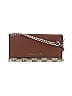 MICHAEL Michael Kors Graphic Solid Brown Leather Crossbody Bag One Size - photo 1