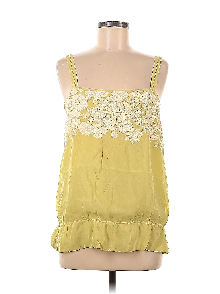 Nougat London 100% Silk Yellow Sleeveless Silk Top Size 8 (2) - 91% off ...