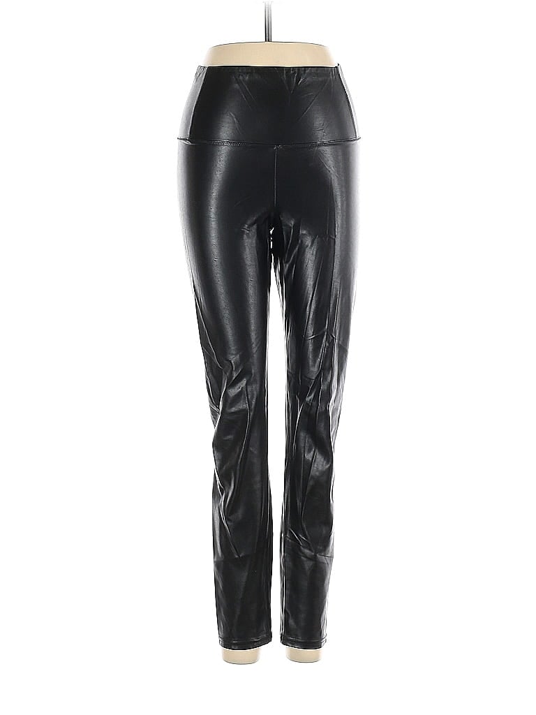 Pre-owned Wilfred Free Faux Leather Pants In Black