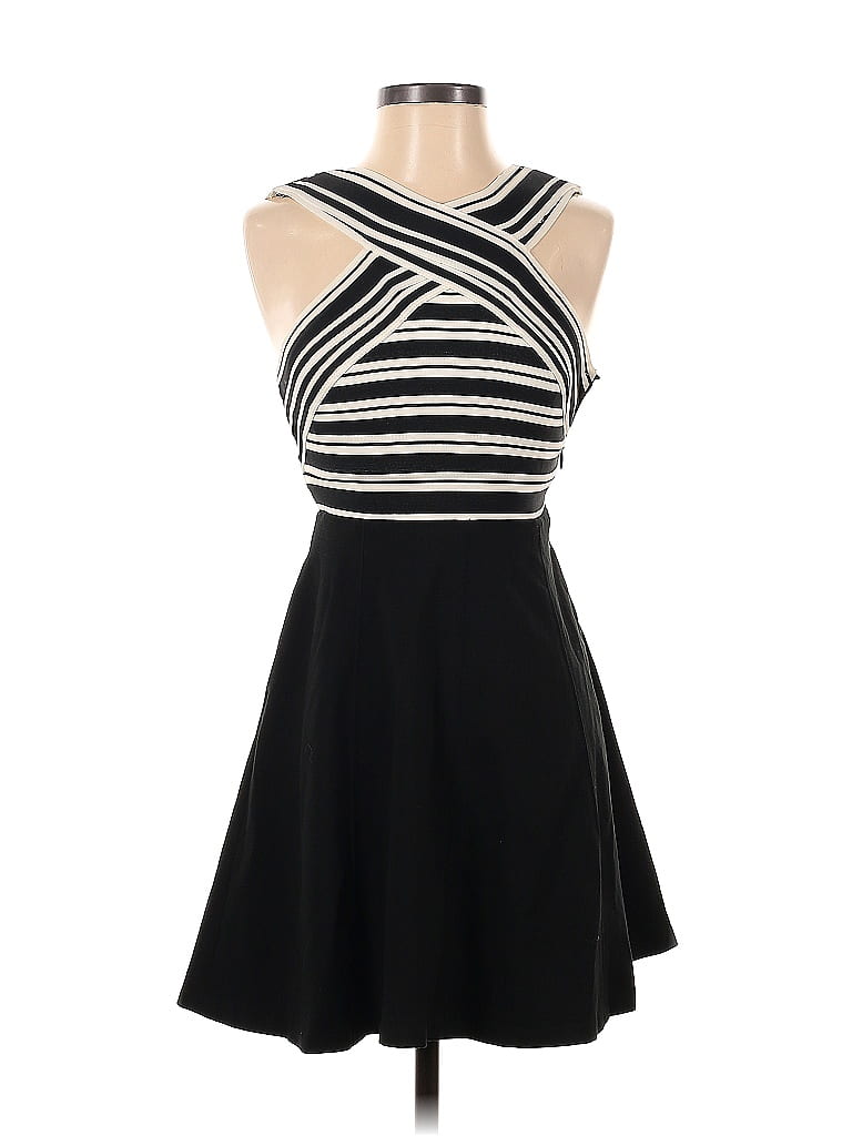 Dress Casual Short By Maeve In Black & White, Size: Xs main image 1