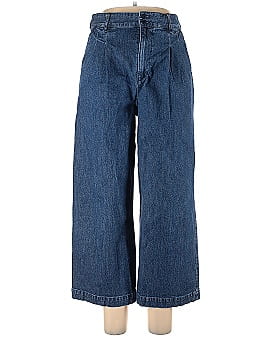 Madewell Pleated Wide-Leg Jeans in Seabrook Wash (view 1)