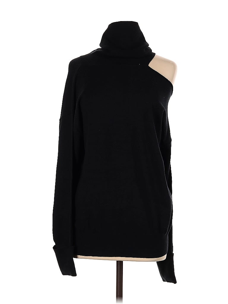 525 America Black Turtleneck Sweater Size M - photo 1