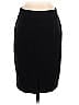 Nicole Miller Solid Black Casual Skirt Size S - photo 2