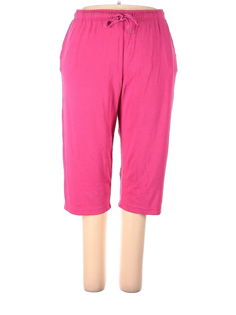 Woman Within Pink Casual Pants Size 22 (1X) (Plus) - photo 1