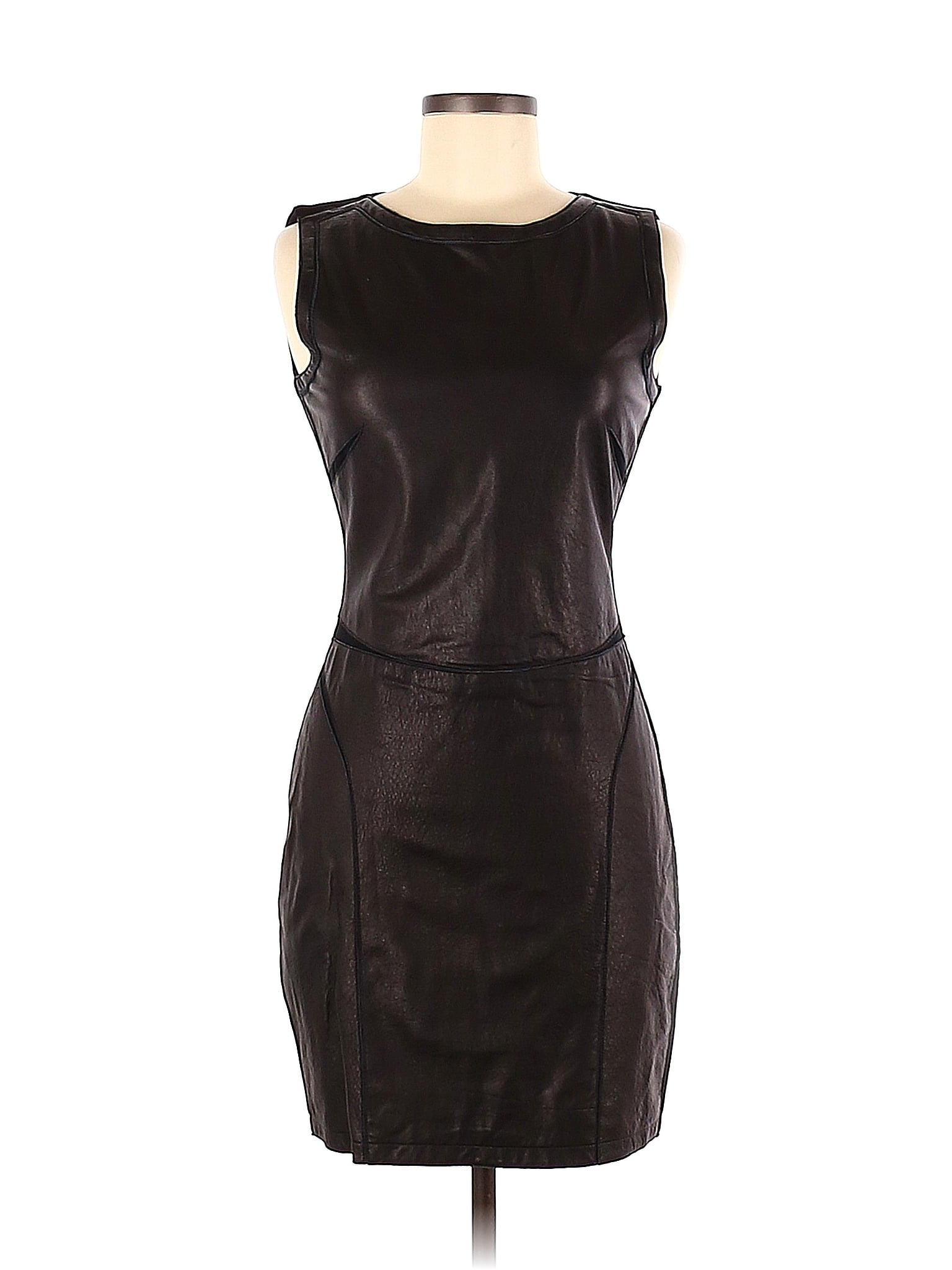 Theory Solid Black Cocktail Dress Size 6 82 Off Thredup