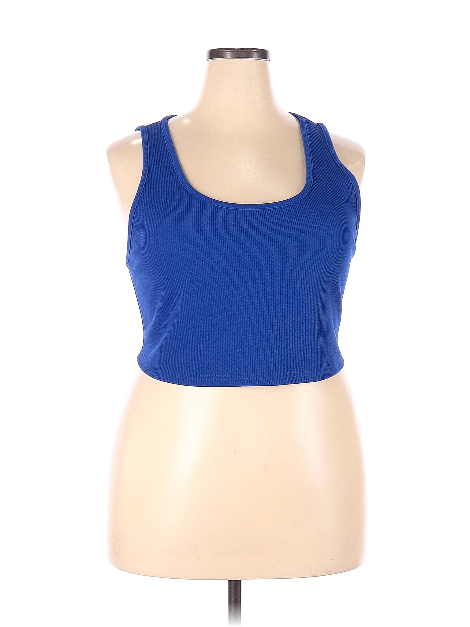 Shein Blue Tank Top Size 3X (Plus) - 31% off | ThredUp