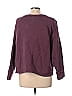 MWL by Madewell Purple Burgundy Sweatshirt Size L - photo 2