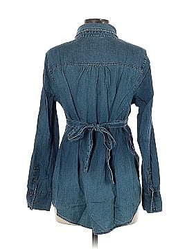Liz Lange Maternity Long Sleeve Button-Down Shirt (view 2)