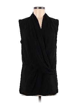 Helmut Lang Sleeveless Silk Top (view 1)