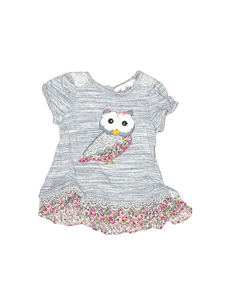 Rare Editions Blue Short Sleeve Top Size 24 mo - photo 1