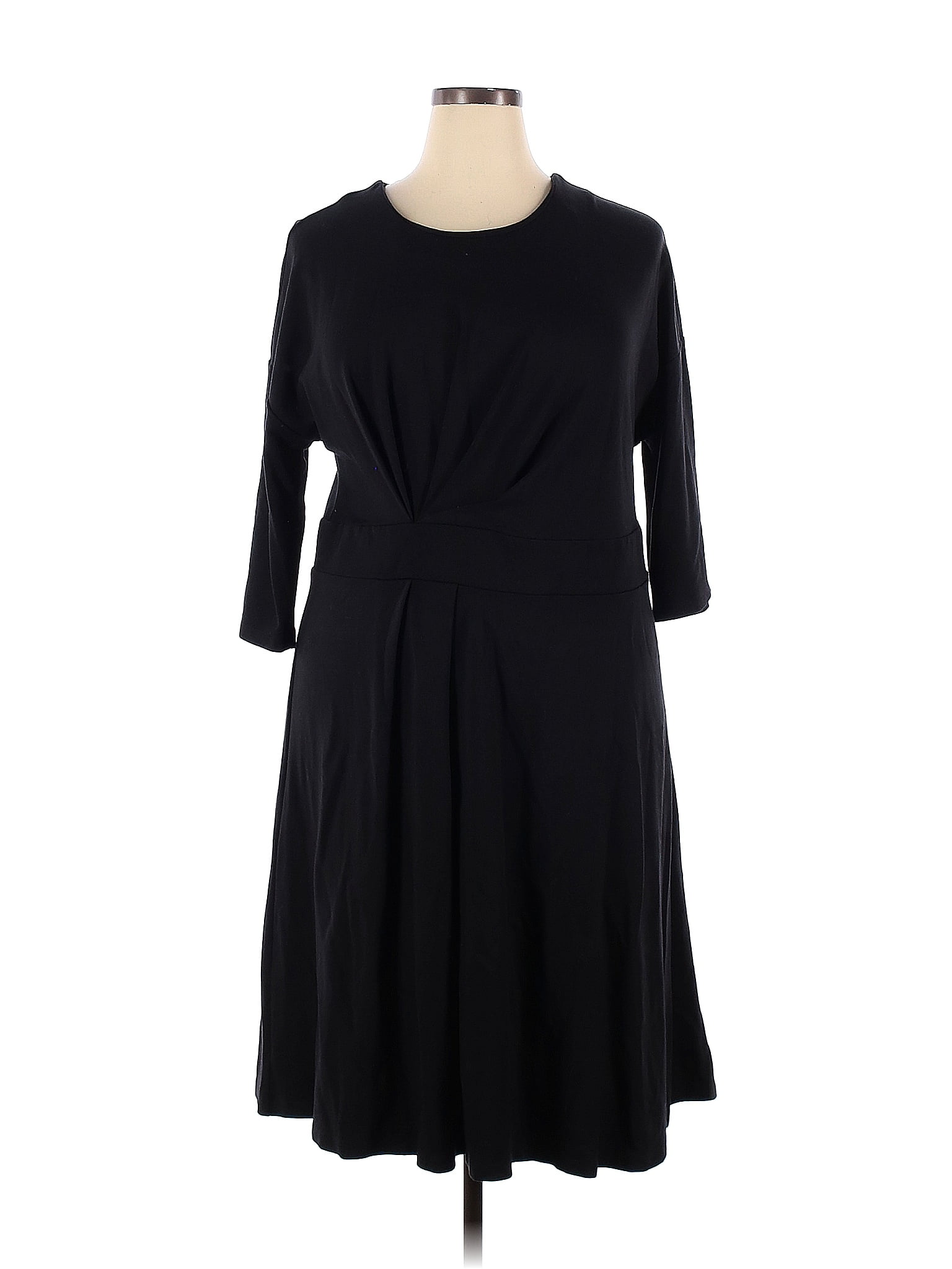 ELOQUII Black Casual Dress Size 18 (Plus) 73 off thredUP